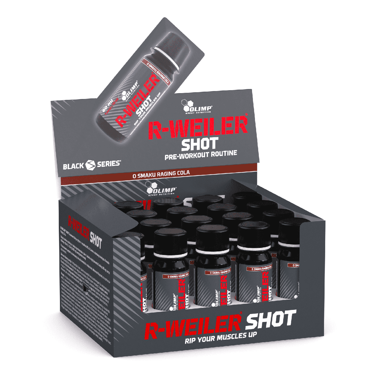 R-Weiler Shot, 60 ml, Olimp Nutrition Raging cola - фото 1 - id-p106027106