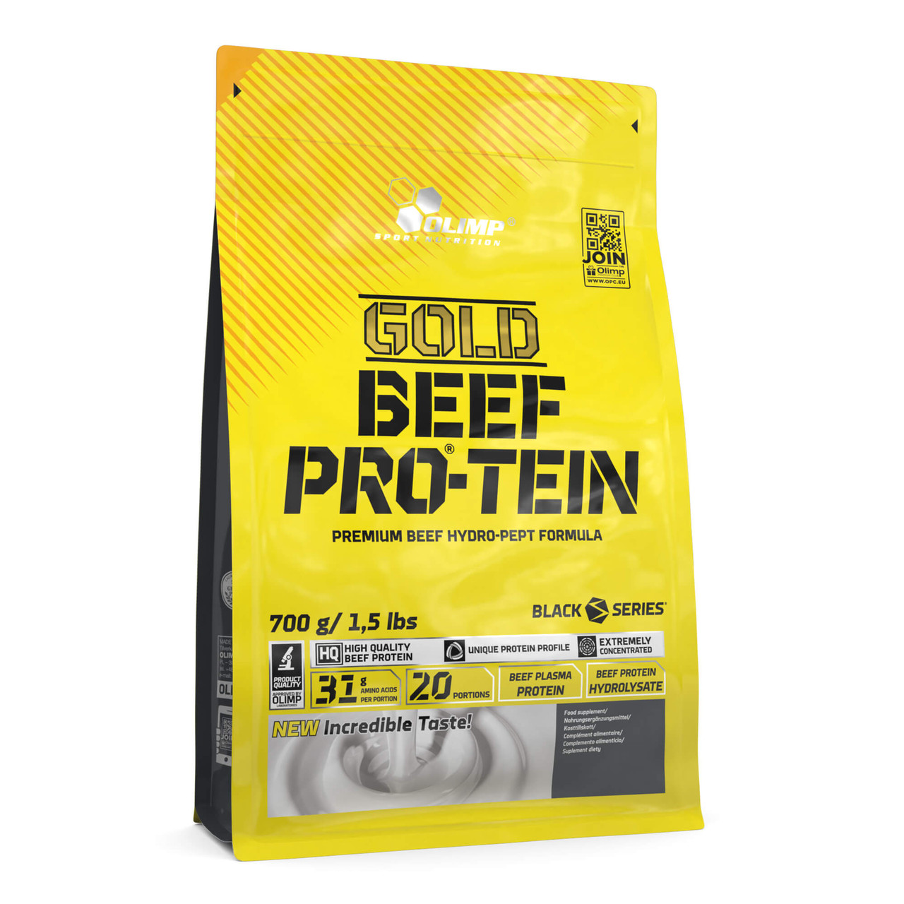 Gold Beef Pro-Tein, 700 g, Olimp Nutrition Cookies cream - фото 1 - id-p106027141