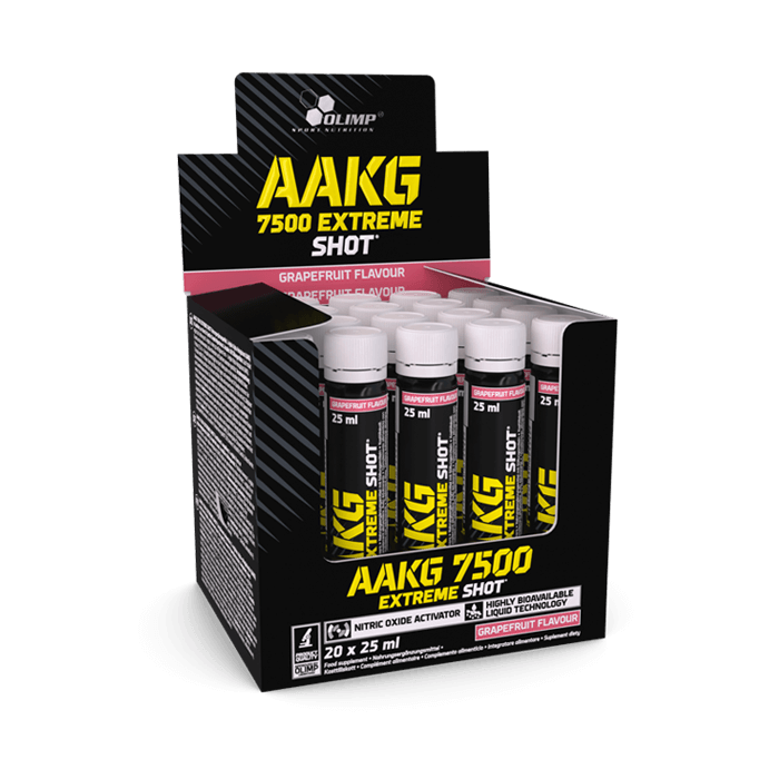 AAKG 7500 extreme shot, 25 ml, Olimp Nutrition Grapefruit - фото 1 - id-p106027144