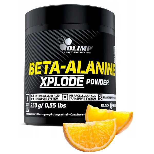 Beta Alanine Xplode Powder, 250 g, Olimp Nutrition Orange - фото 1 - id-p106027341