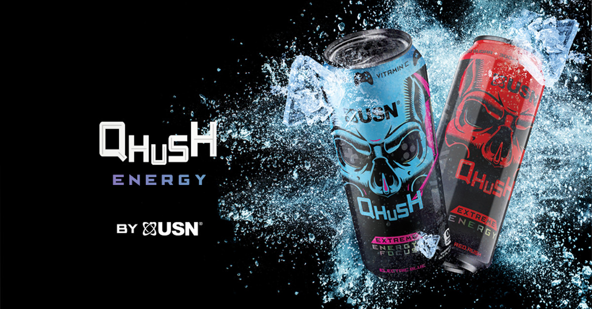 Spike X 300 Gaming -Level-Up QHUSH черная банка синий череп, 500 ml, USN Lychee - фото 2 - id-p106027578