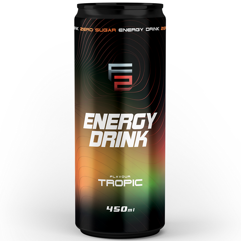 Energy Drink, 450 ml, F2 Tropic - фото 1 - id-p106027607