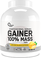 Гейнер GAINER 100% MASS, 3000 g, Optimum system Banana