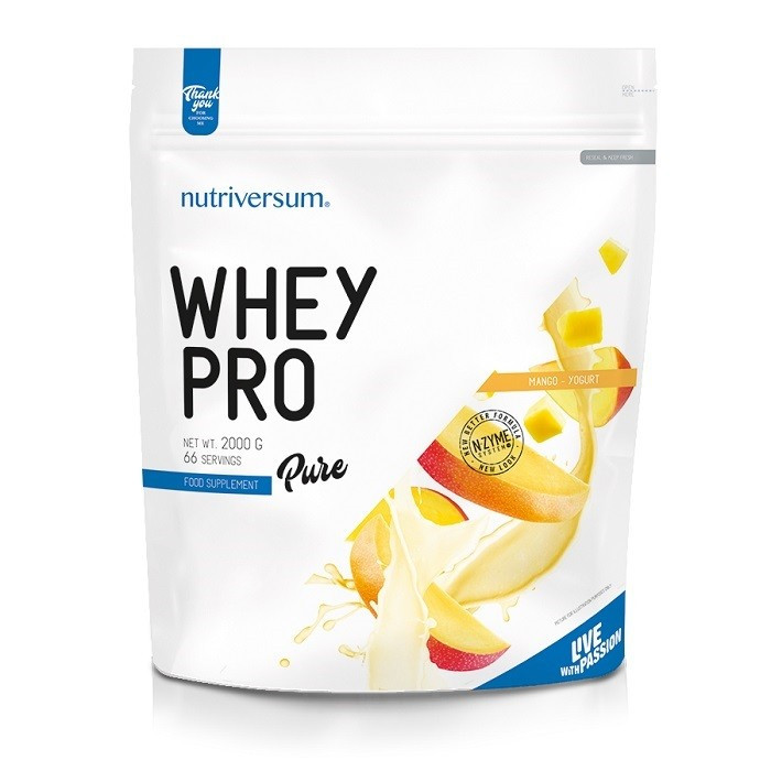 Протеин Pure Whey, 700 g, NUTRIVERSUM Mango-Yogurt - фото 1 - id-p106027676