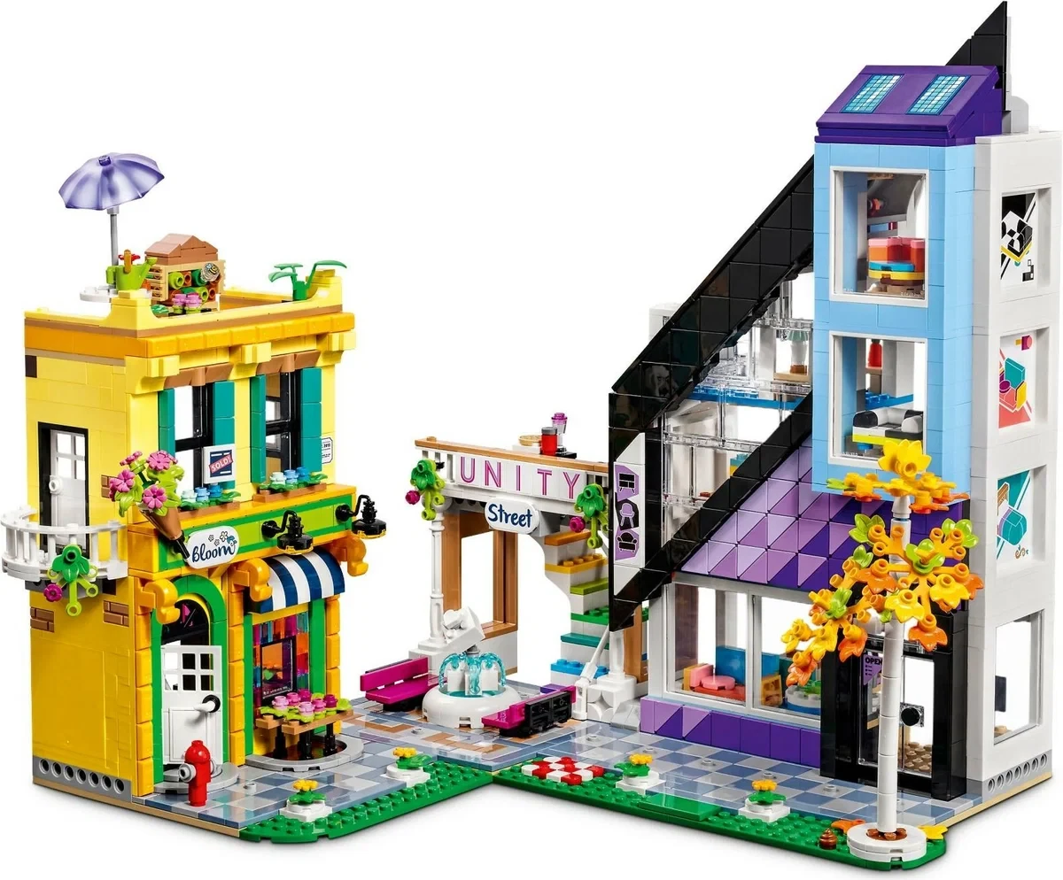 Lego 41732 Подружки Цветочный магазин и Ателье в центре города