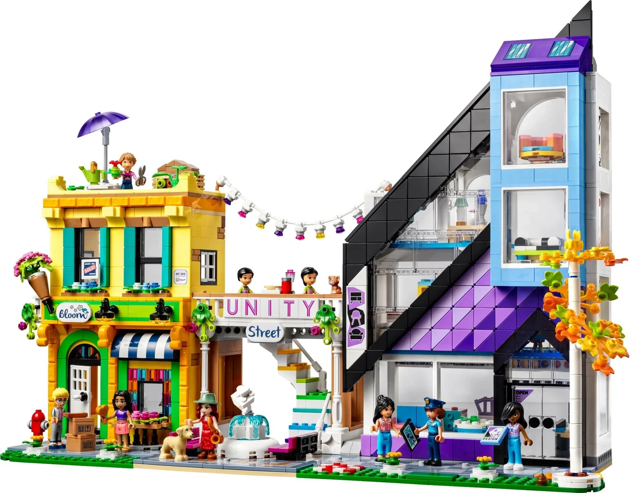 Lego 41732 Подружки Цветочный магазин и Ателье в центре города