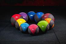 Медицинские резиновые мячи от 1 до 10 кг YouSteel  (2 кг)
