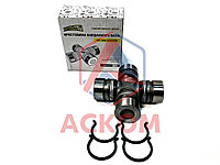 КРЕСТОВИНА КАРД. ВАЛА УАЗ/ГАЗ С МАСЛЕНКОЙ И СТОП. КОЛЬЦАМИ (мелкий ролик)(METALPART)