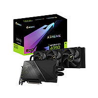 Мощная видеокарта Gigabyte, GEFORCE RTX4090 AORUS XTREME WATERFORCE 24G