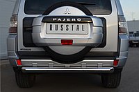 Защита заднего бампера d76 (дуга) Mitsubishi Pajero 2012-22