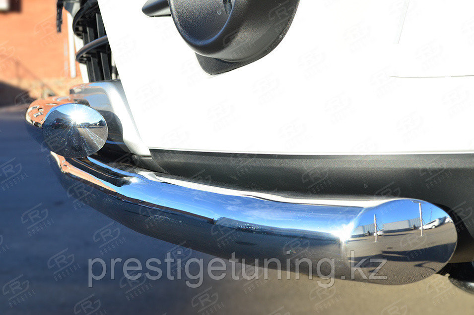 Защита переднего бампера d63 (секции) d63 (дуга) Mitsubishi Pajero Sport 2013-16 - фото 2 - id-p106031480