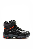 Треккинговые ботинки унисекс черный темно серый оранжевый 865SXA6025
