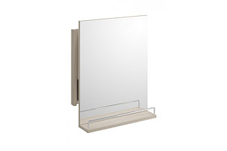 Зеркало Cersanit SMART без подсветки, с выдвижным механ., с полк., белый