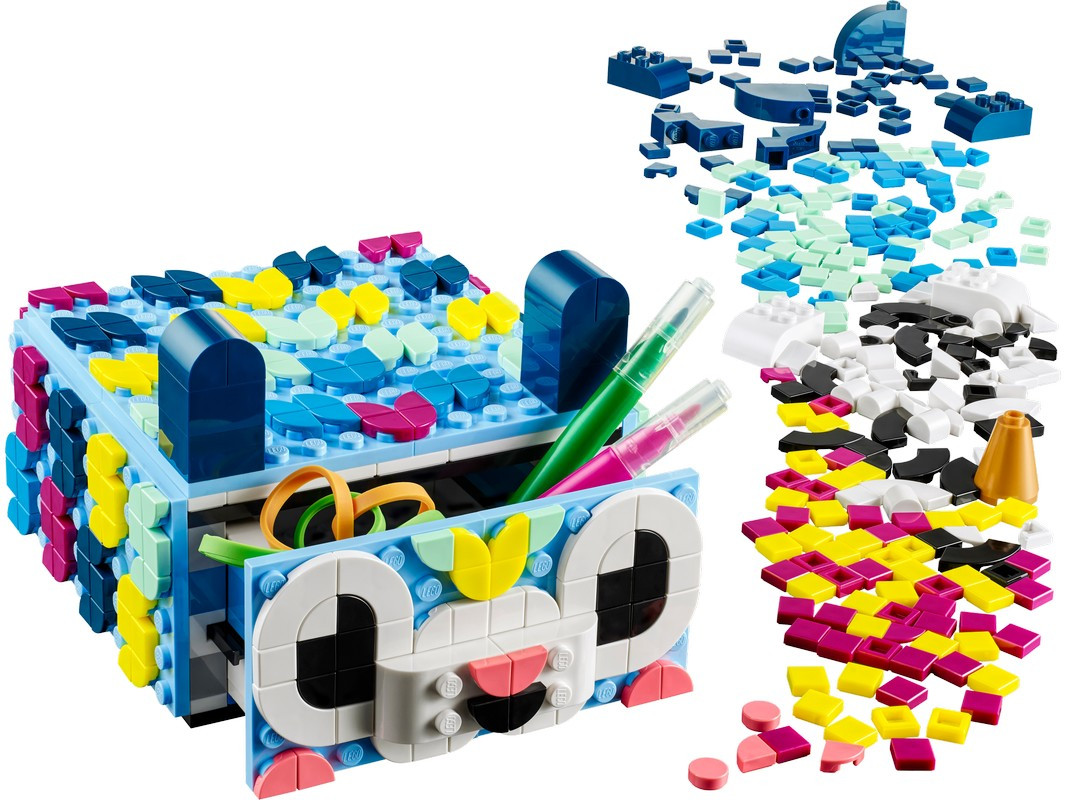 Lego 41805 DOTs Набор для творчества в виде животных с выдвижным ящиком