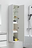 Шкаф-пенал для ванной Aquanet Lino 35 белый матовый, фото 6
