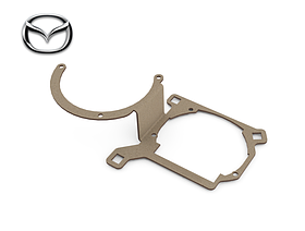 Переходные рамки для Mazda 3 BK (2003 - 2009) под модуль Hella 3R/Hella 3 (Комплект, 2шт)