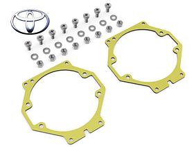 Переходные рамки для Toyota Camry V40 2006 - 2009 г.в. под модуль GTR MINI BI-LED (Комплект, 2шт)