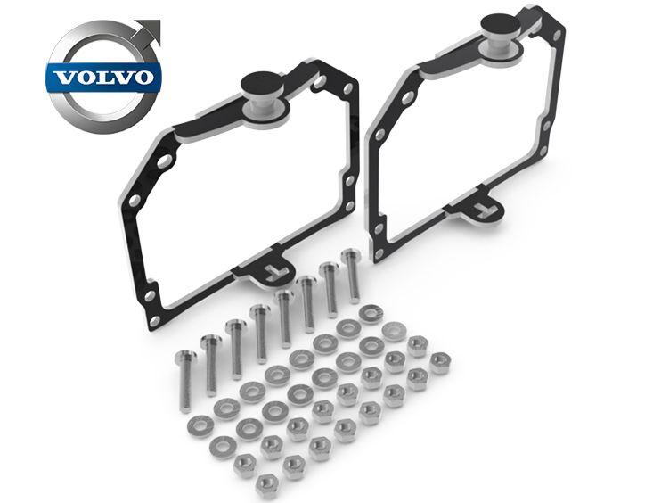 Переходные рамки для адаптивных фар Volvo XC90 под модуль Hella 3R/Hella R New (Комплект, 2шт)