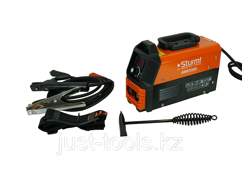Сварочный инвертор Sturm AW97I200, 200А, ПВ 60%, 170-250В, HotStart/AntiStick/ArcForce