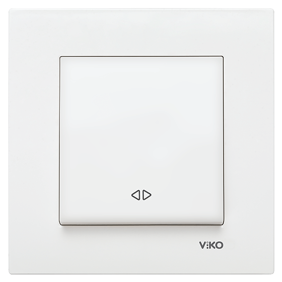 Выключатель промежуточный Viko karre белый - фото 1 - id-p106034501