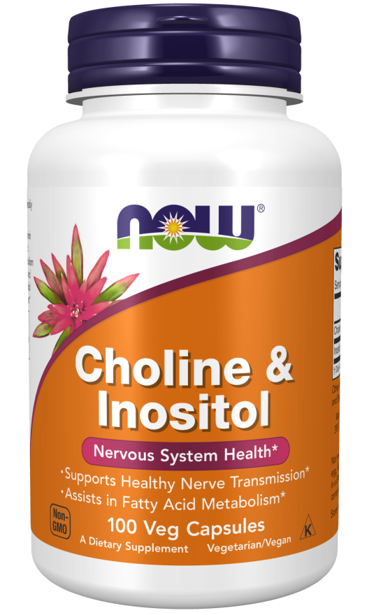 Choline&Inositol, 100 veg.caps, NOW