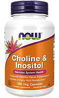 Choline&Inositol, 100 veg.caps, NOW