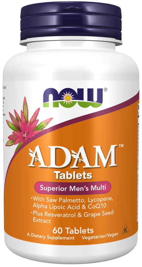 ADAM Superior Men's Multi, 60 tab, NOW