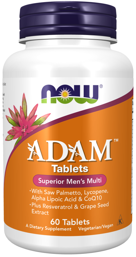 ADAM Superior Men's Multi, 60 tab, NOW - фото 1 - id-p77741673