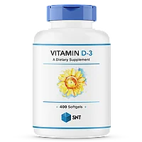Vitamin D-3 5000 iu, 400 softgels, SNT