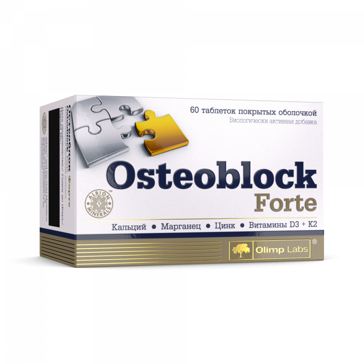 Osteoblock Forte, 60 coated tablets, Olimp Labs - фото 1 - id-p77742308