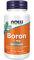 Boron 3 mg, 100 veg.caps, NOW
