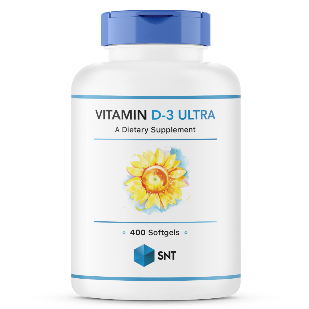 Vitamin D-3 Ultra 10000 iu, 400 softgels, SNT - фото 1 - id-p96303021