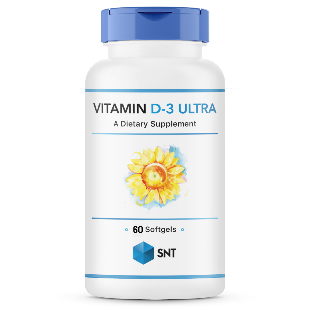 Vitamin D-3 Ultra 10000 iu, 60 softgels, SNT - фото 1 - id-p96303022