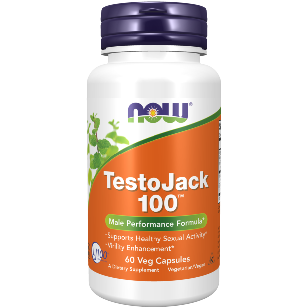Тестобустер Testo Jack 100, 60 veg.caps, NOW - фото 1 - id-p77742524
