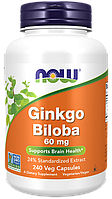 Ginkgo Biloba 60 mg, 240 veg.caps, NOW