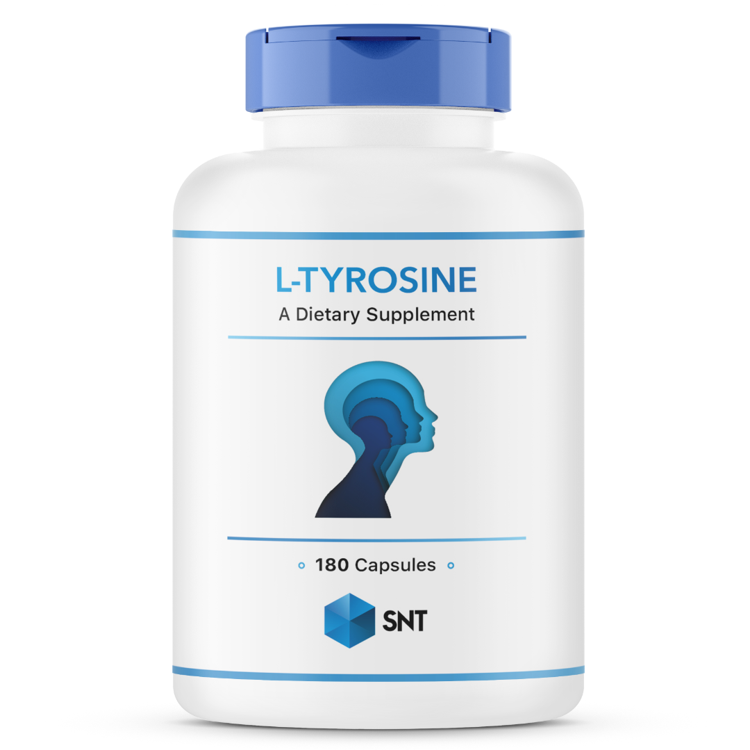 L-Tyrosine 500 mg, 180 capsules, SNT - фото 1 - id-p96303112