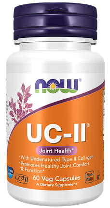 Коллаген UC-II Type II Collagen 40 mg, 60 veg.caps, NOW, фото 1