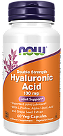 Hyaluronic Acid 100 mg, 60 veg caps, NOW