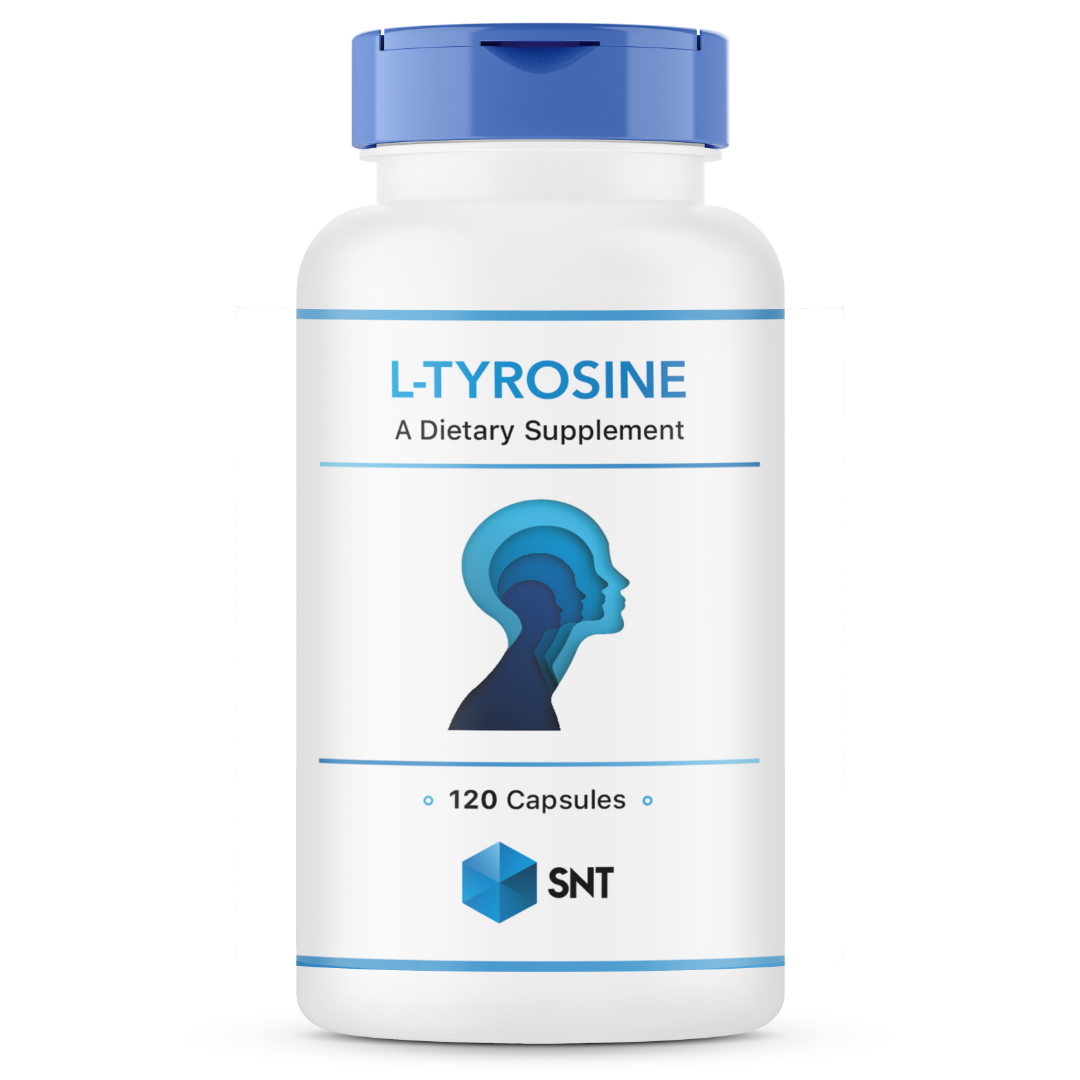 L-Tyrosine 500 mg, 120 capsules, SNT - фото 1 - id-p96303345