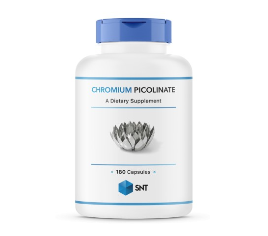 Chromium Picolinate 200 mcg, 180 capsules, SNT - фото 1 - id-p96303381