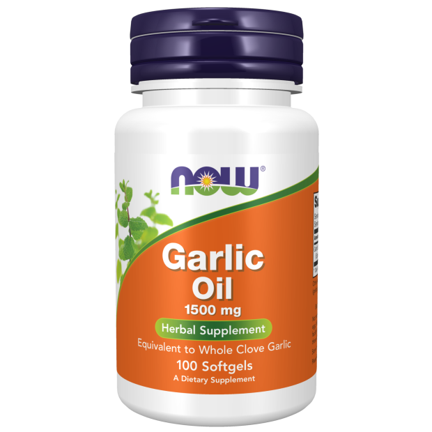 Garlic Oil 1500 mg, 100 softgels, NOW - фото 1 - id-p96303432