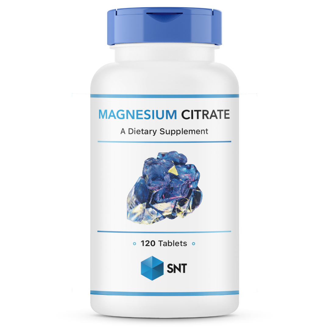 Магний Magnesium Citrate 200 mg, 120 tab, SNT - фото 1 - id-p96303635