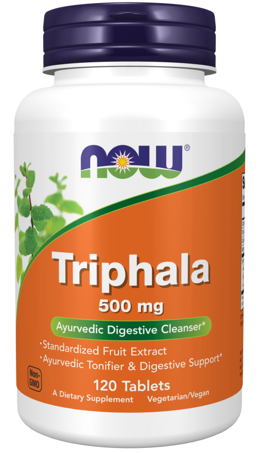 Triphala 500 mg, 120 tab, NOW