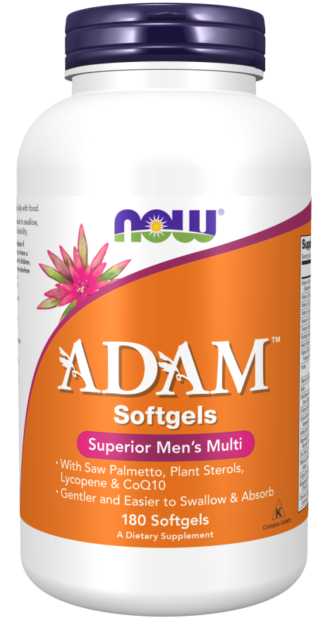 ADAM Superior Men's Multi, 180 softgels, NOW - фото 1 - id-p106035073