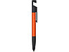 Ручка-стилус металлическая шариковая многофункциональная (6 функций) Multy, оранжевый, фото 3