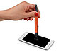 Ручка-стилус металлическая шариковая многофункциональная (6 функций) Multy, оранжевый, фото 5