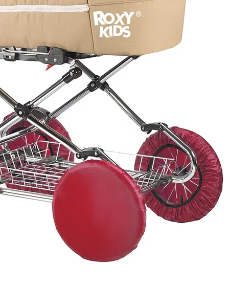 ROXY-KIDS Чехлы на колеса детской коляски универсальные, комплект 4 шт - фото 1 - id-p106045915