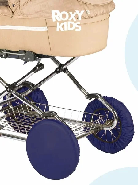 ROXY-KIDS Чехлы на колеса детской коляски универсальные, комплект 4 шт - фото 1 - id-p106045923