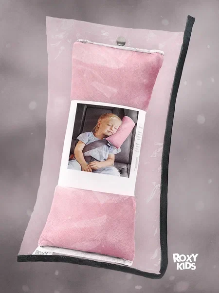 ROXY-KIDS Подушка накладка на ремень безопасности в машину детская - фото 3 - id-p106046348