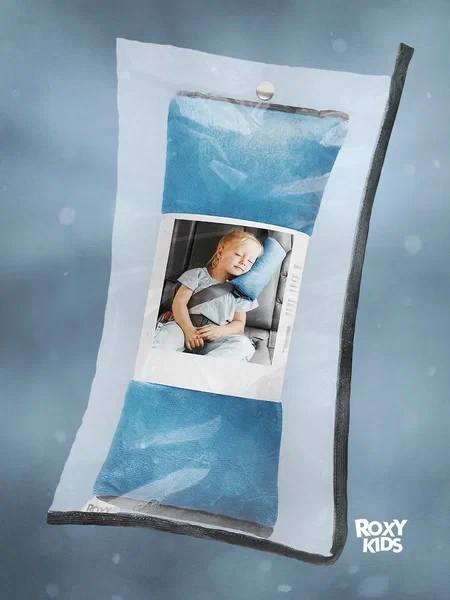 ROXY-KIDS Подушка накладка на ремень безопасности в машину детская - фото 2 - id-p106046356